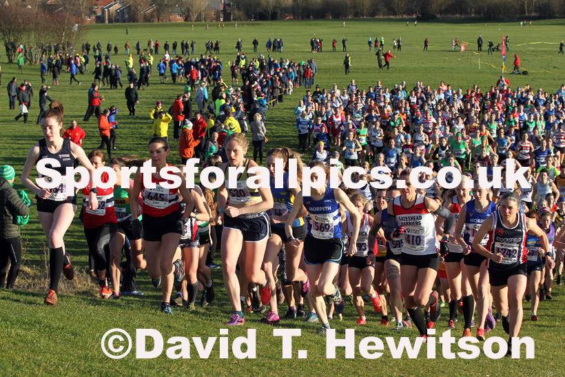 Senior womens Davison Shield, 2020 Sherman Cup/Davison Shield, Temple Park, South Shields.  Photo: David T. Hewitson/Sports for All Pics
